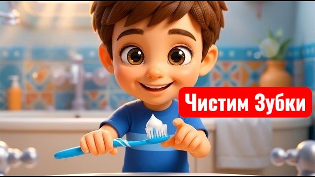 Чистим Зубки Вверх и Вниз | Детская Песня | Гигиена для Детей