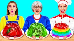 Кулинарный Челлендж_ Я против Бабушки _ Потрясающие Кухонные Хитрости