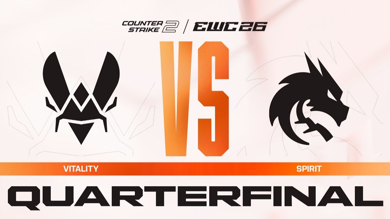 21.08.2026 | Запись матча (VOD) | Team Vitality Vs Team Spirit | 1/4 Финала | CS2 At EWC 26