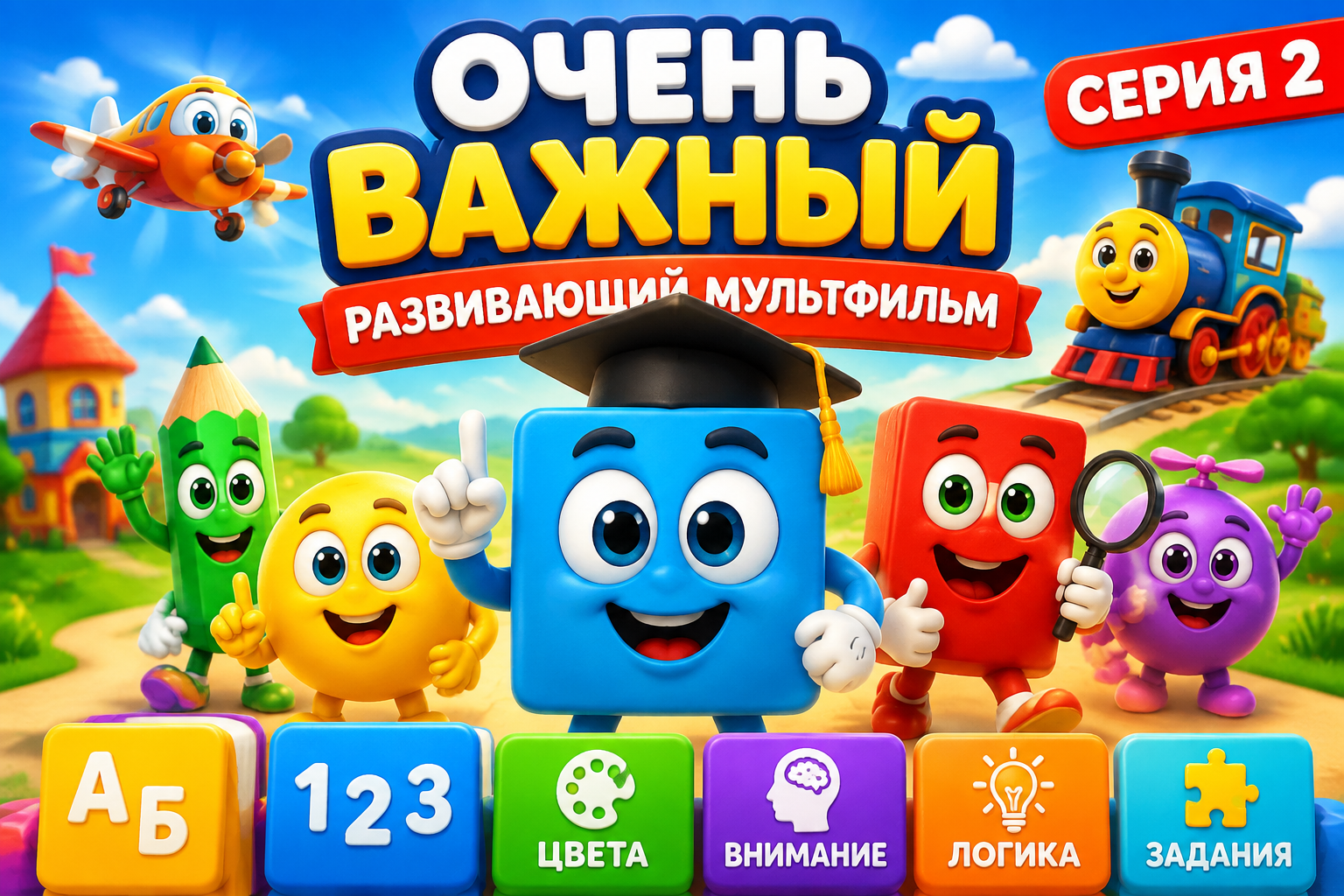 Развивающий мультфильм для детей — серия 2