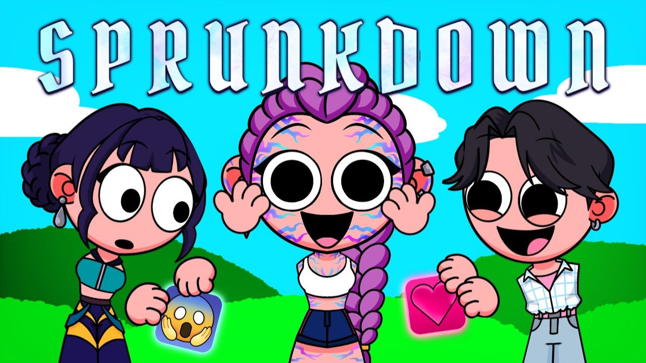 TAKEDOWN X SPRUNKI K-Pop Demon Hunters – Пародия SPRUNKDOWN