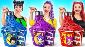 Кулинарный Челлендж с Кейпоп-Охотницы на Демонов  Вкусные Кухонные Лайфхаки