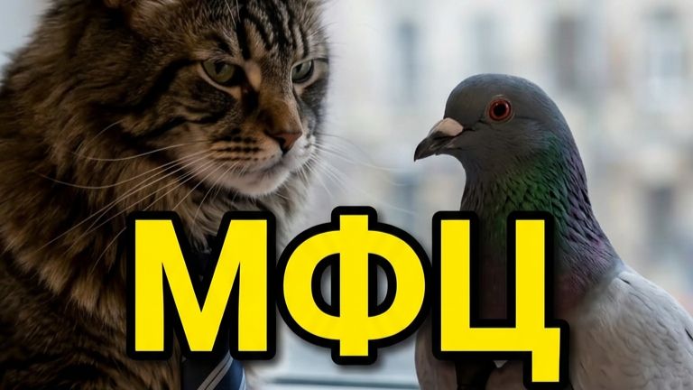Короче: голубь открыл МФЦ на подоконнике  короче shorts