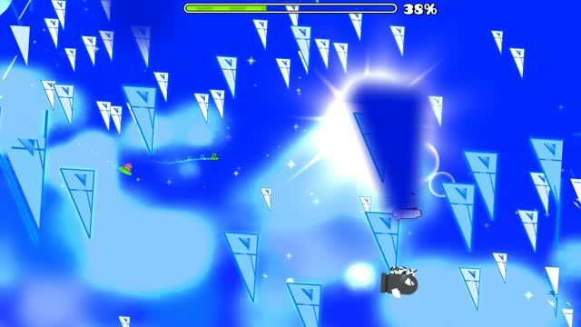 прохождение уровня FUNHOUSE в Geometry Dash