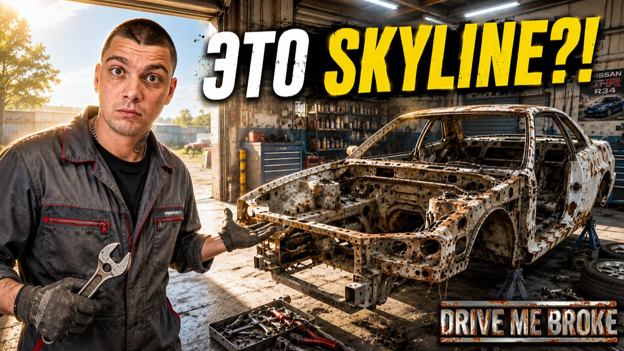 Восстанавливаю ЛЕГЕНДУ с НУЛЯ без ДЕНЕГ! Симулятор автомеханика! (Drive Me Broke #1)