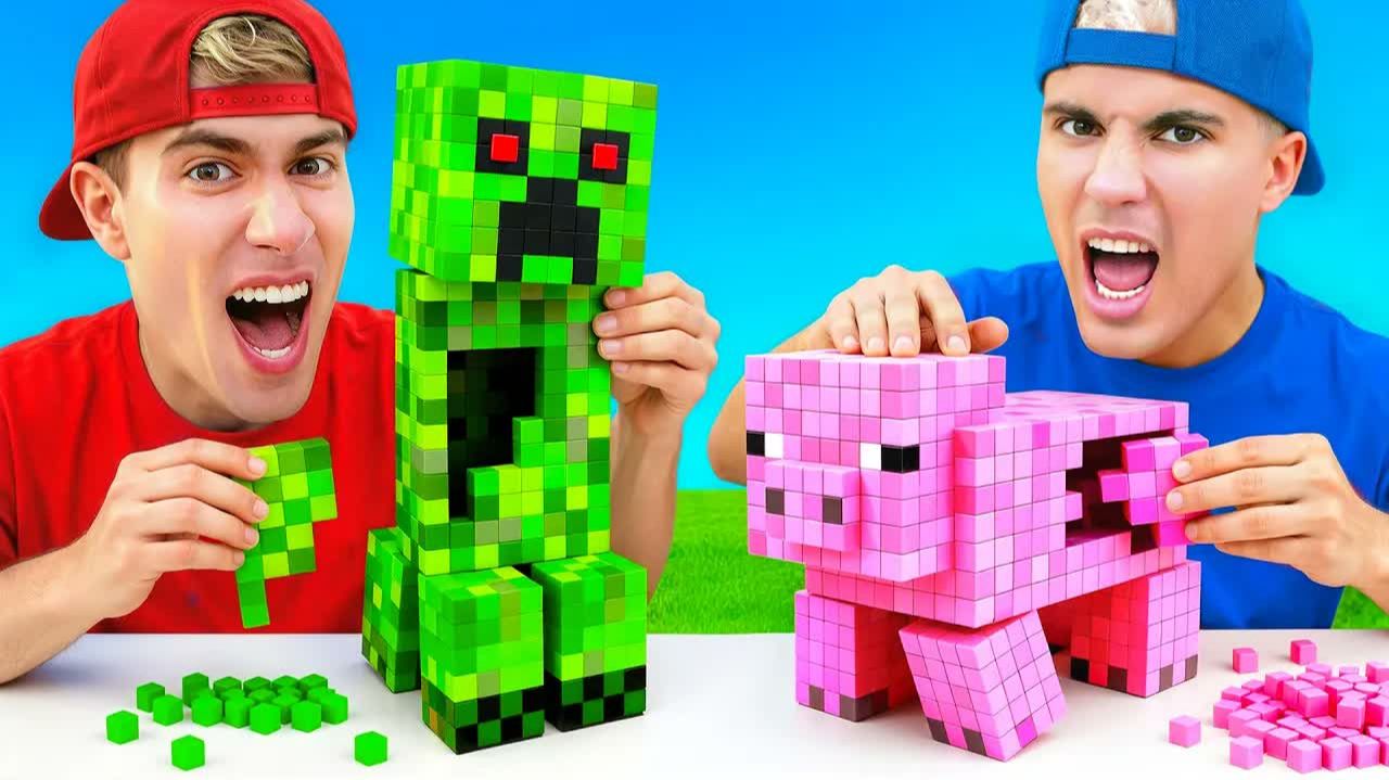 МЫ ПОСТРОИЛИ MINECRAFT В РЕАЛЬНОЙ ЖИЗНИ !!