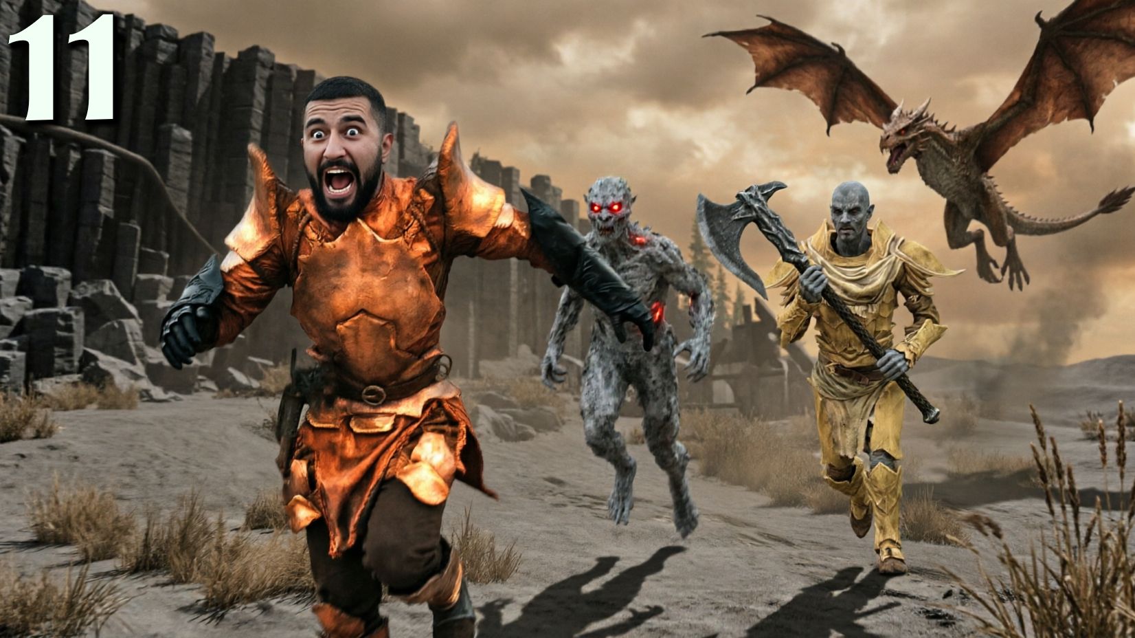 Драконы и тупящие NPC. TES V: Skyrim (11-я серия)