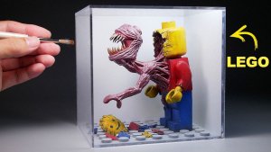 Я сделал деталь LEGO с чем-то живым внутри