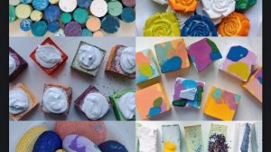 ASMR crush chalk 🌈⬜️(ассорти мини видео)7в1