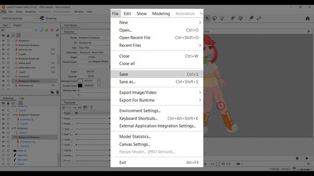 туториал по программе Live2D