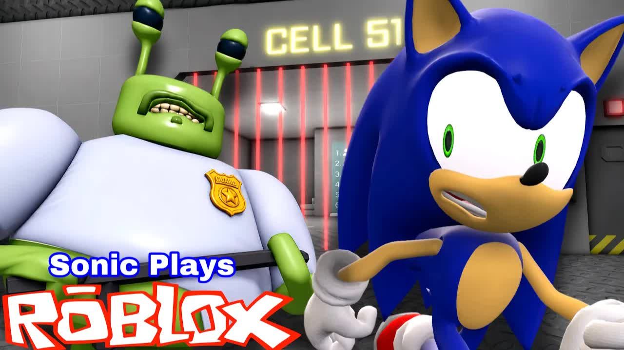 Sonic Plays： ROBLOX Barry's Prison RUN (CELL 51) !!! [d_8TD45BuvU]