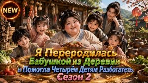 Из бедной деревенской семьи в богатую! Бабушка ведёт четырёх детей к успеху Китайская дорама Аниме