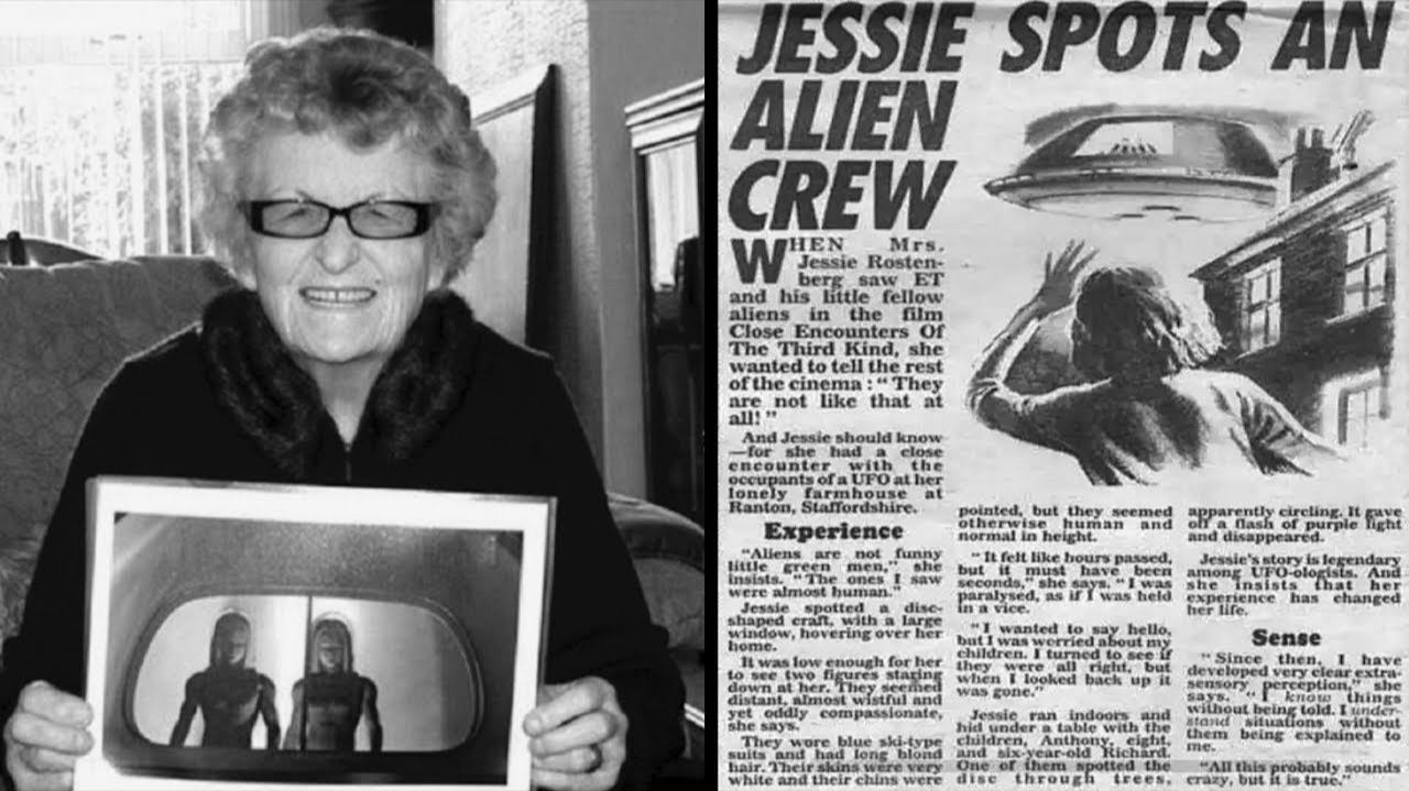 Jessie Roestenberg On Witnessing A Hovering UFO With 2 Occupants, Staffordshire, October 21st, 1954