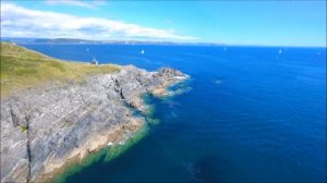 Queen Adelaide's Grotto at Penlee Point Battery Rame Cornwall Devon & Beyond from above DJI Drone