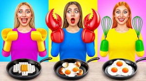 Кулинарный Челлендж _ Готовим Забавными Руками