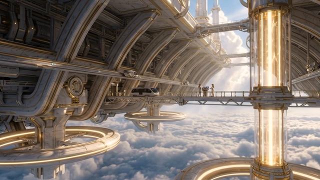 Heaven In The Future  A Sci-Fi World Above The Clouds