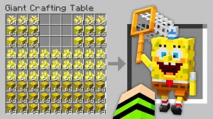 Я могу превратиться в ГУБКУ БОБА в Minecraft!