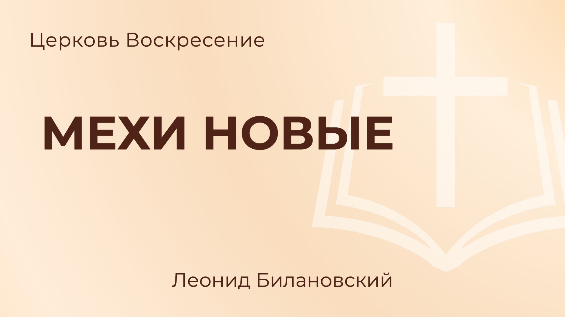 Мехи новые L Леонид Билановский