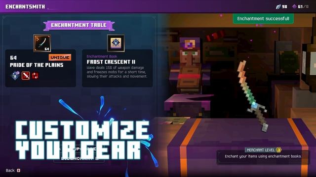 Minecraft: Dungeons II - геймплейный трейлер