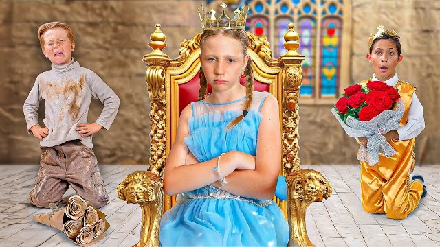 Nastya Chooses A Prince For The Royal Ball