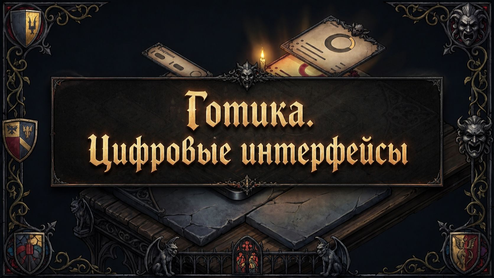 ГОТИКА В ИНТЕРФЕЙСАХ: DARK MODE, BLACKLETTER И ГЕЙМДИЗАЙН