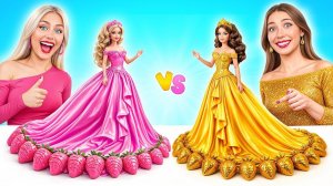 Укрась Торт с Куклой Челлендж # Смешные Челленджи с Едой от Multi DO Girls