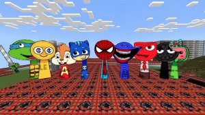 Мой Sprunki OC: Человек-паук в Minecraft PE 🕷️🕸️🎮