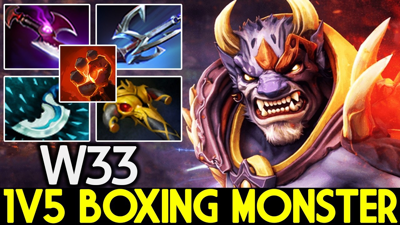W33 [Lion] Кулак Смерти - Монстр бокса 1v5 | Dota 2 By @Dota2HighSchool
