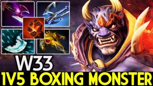 W33 [Lion] Кулак Смерти - Монстр бокса 1v5 | Dota 2 by @Dota2HighSchool