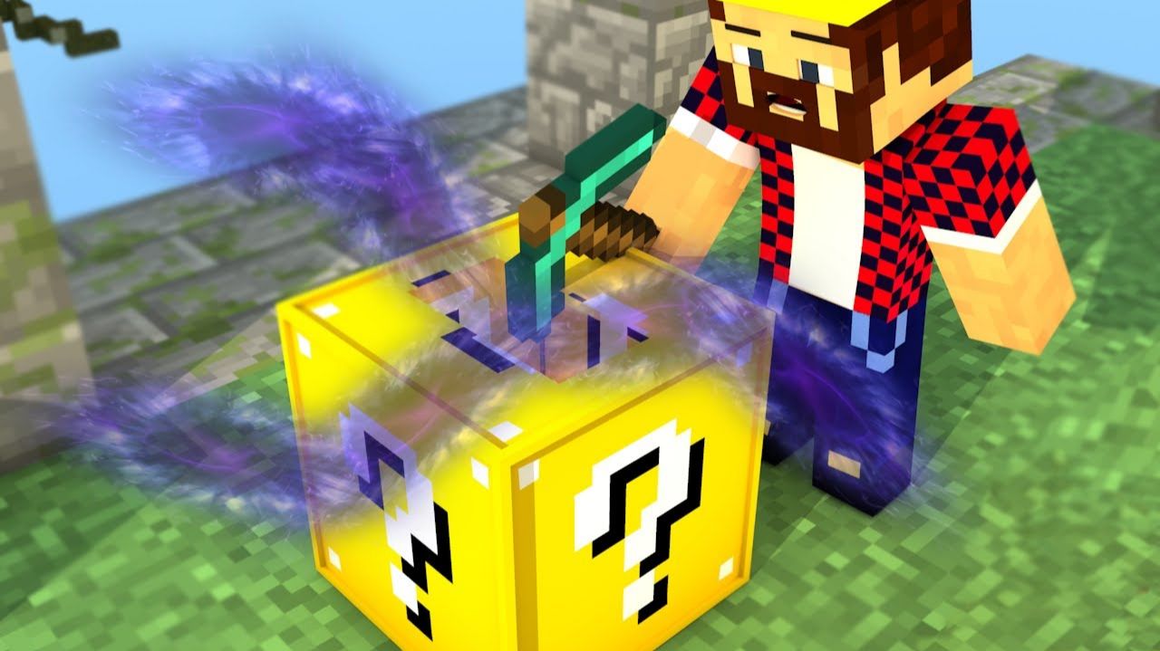 Неожиданная Атака - Lucky Block Sky Wars (Minecraft Mini-Game)