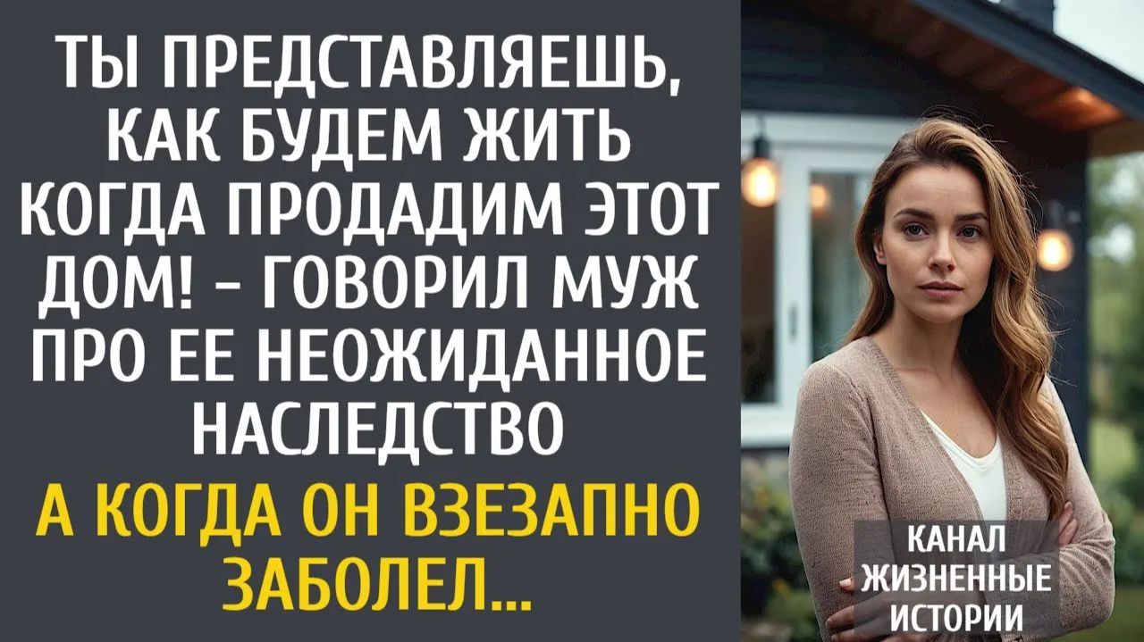Истории из жизни Ты представляешь, как будем жить когда продадим этот дом! - сказал муж о наследстве