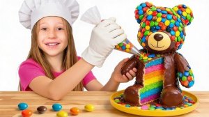 Children learn to cook and help adults - Nastya and friends