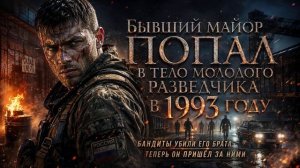 АУДИОКНИГА | Бывший майор попал в тело молодого разведчика в 1993 году | ПОПАДАНЦЫ | Книга 1
