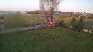 🔥Огненные кадры уничтожения танка ВСУ