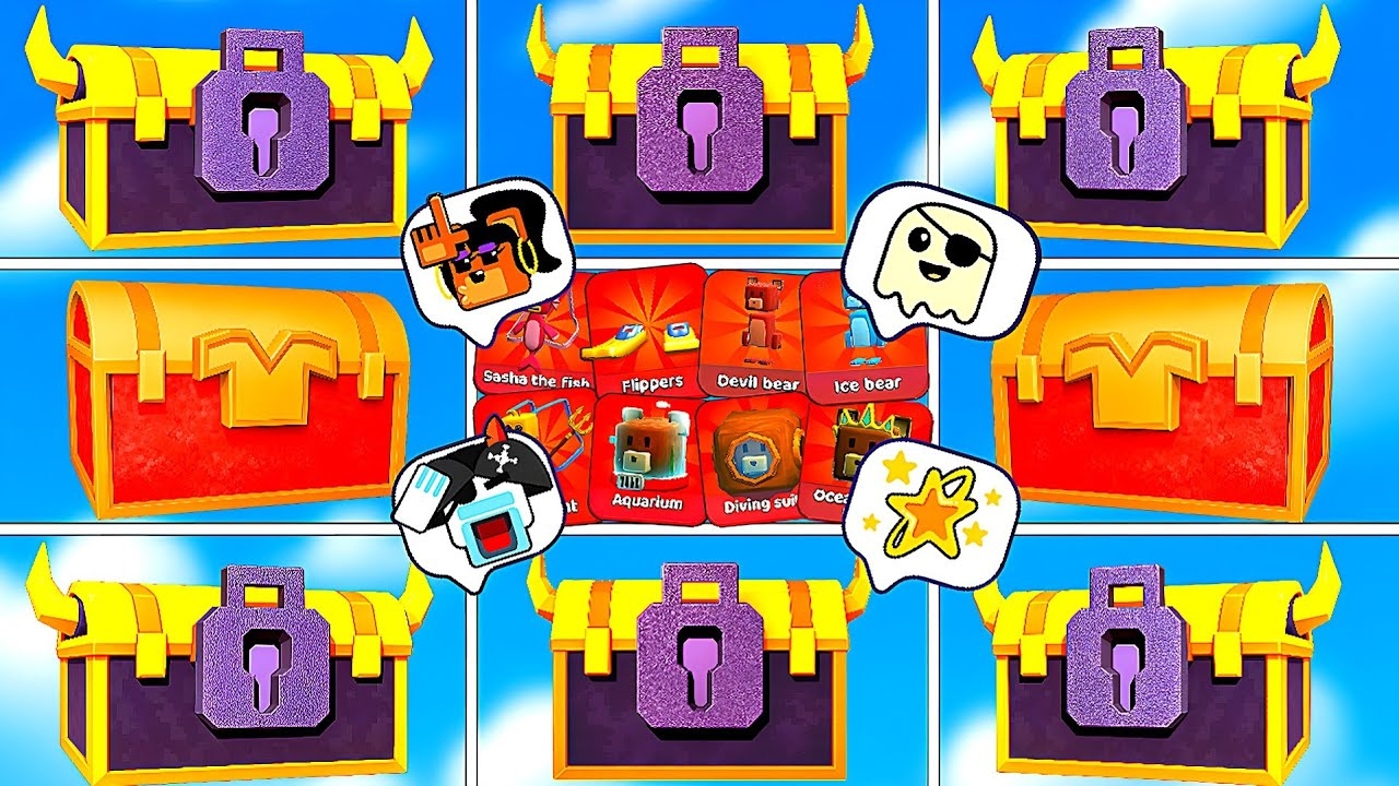 ВСЕ 22 НОВЫХ СЕКРЕТНЫХ СУНДУКА И ЭМОЦИИ Super Bear AdventureПриключения Супер Беар Адвенчер