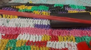 коврик из пакетов
