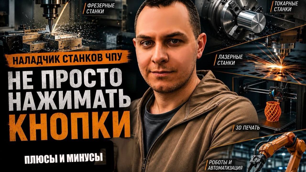Оператор и наладчик станков с ЧПУ, разбор профессий👨🔧