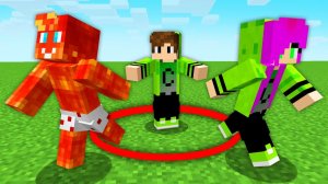 Я ЗАСТРЯЛ в КРАСНОМ КРУГЕ в Minecraft!