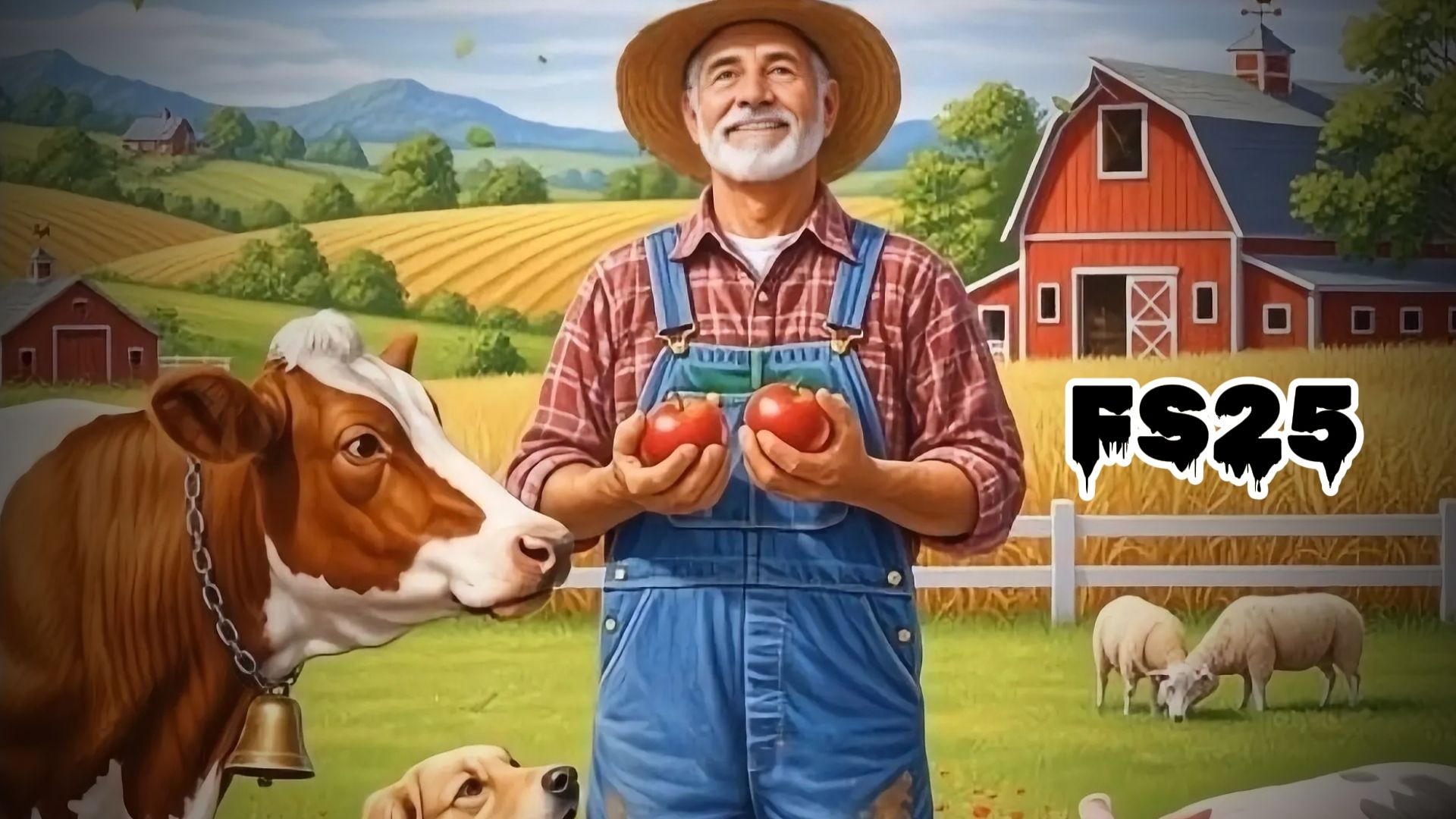 ВЫЖИВАЮ НА ЗАТОПЛЕННОЙ КАРТЕ Farming Simulator 25  №1