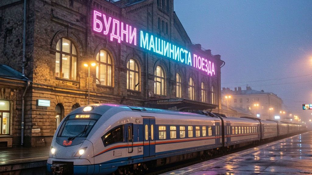Будни машиниста поезда  везем топливо  часть 01