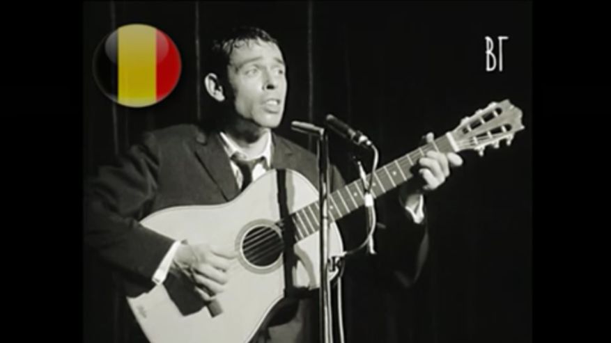 Жак Брель - Край низин Jacques Brel - Le plat pays русские субтитры