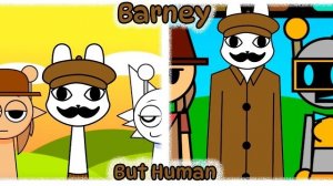 Мой Sprunki OC: Барни из Animal Hospital — обычная фаза 🐾 vs человеческая фаза 👤