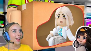ОТПРАВИЛА СЕБЯ В КОРОБКЕ В ДОМ АЛЁНЫ В БРУКХЕЙВЕН в ROBLOX!