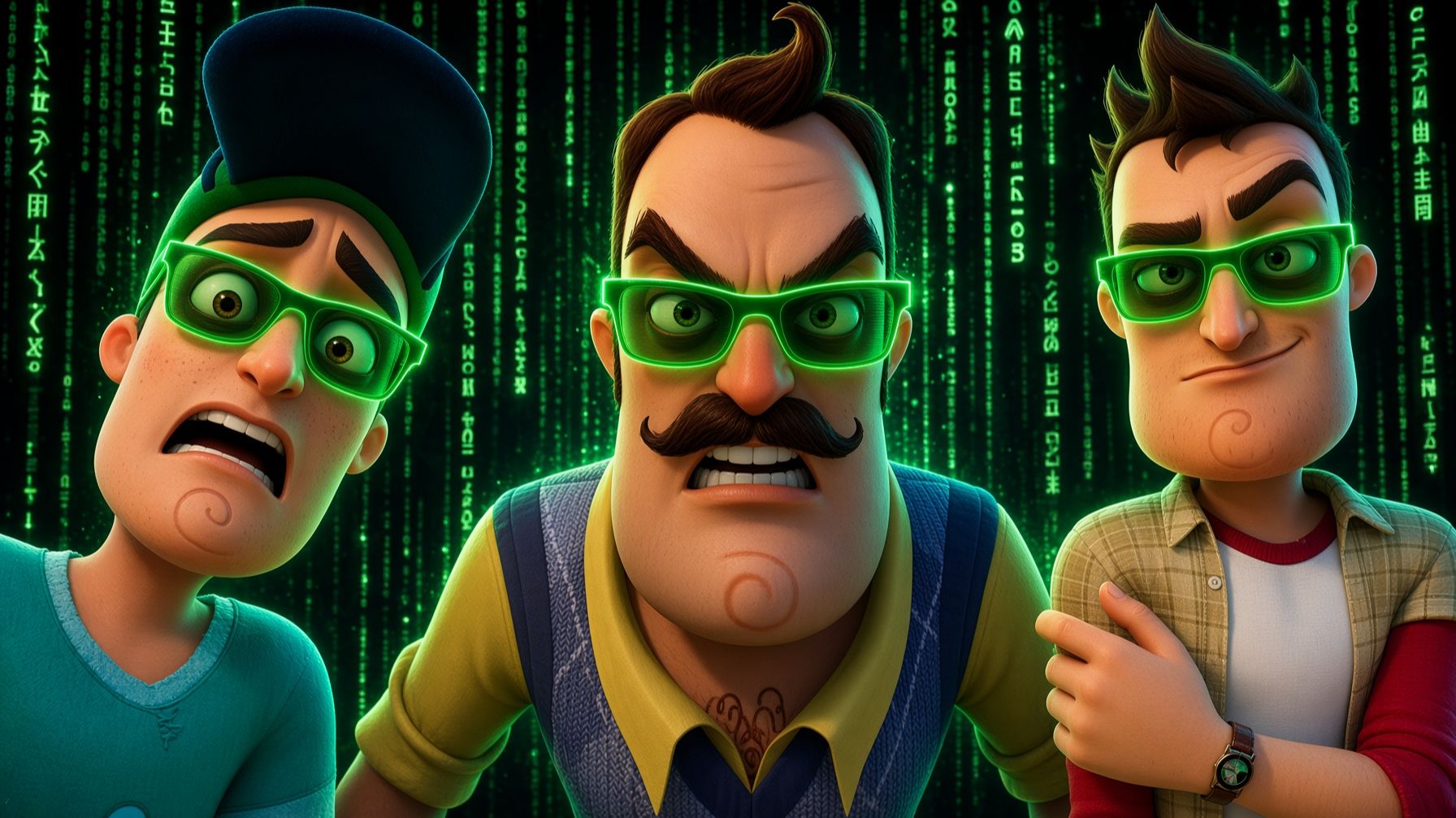 ПРОЩАЙ ПРИВЕТ СОСЕД И МАТРИЦА!ИГРА HELLO NEIGHBOR MOD MASTER PETERSON