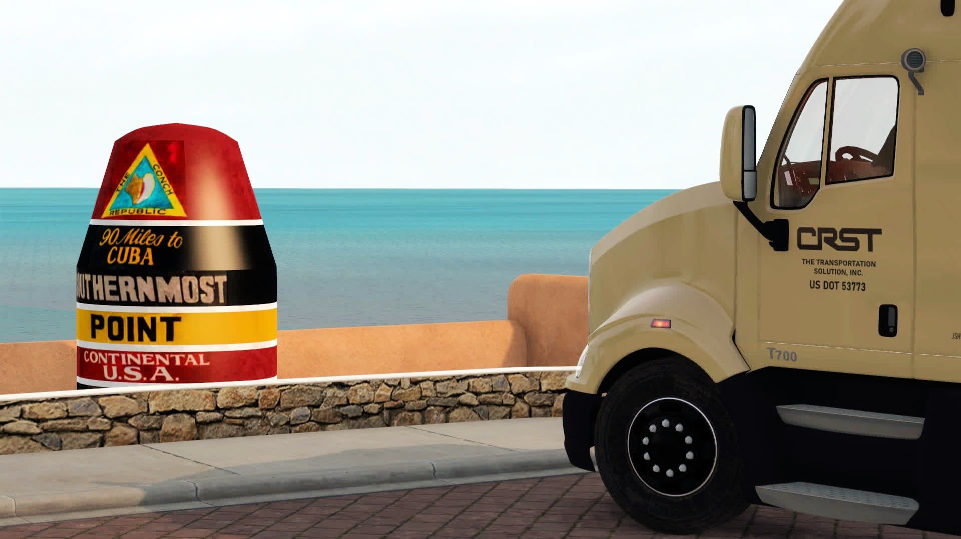 746 / ATS 1.60 / Kenworth Т700 / Рейс на Венесуэлу.