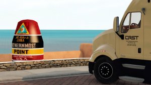 746 / ATS 1.60 / Kenworth Т700 / Рейс на Венесуэлу.