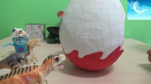РАСПАКОВКА игрушки слизь микробы дино машинки куклы киндер для детей