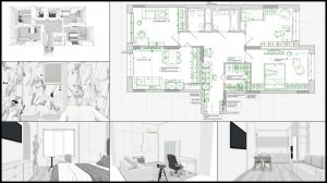 Обзор дизайна квартиры на макете, созданном в программе Remplanner
