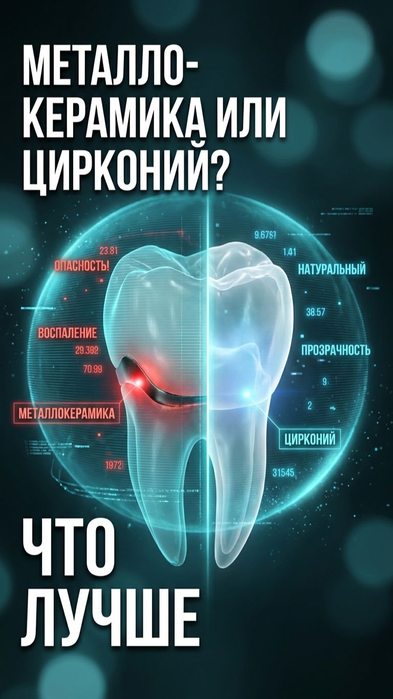 Металлокерамика или цирконий — какая коронка лучше? 🦷