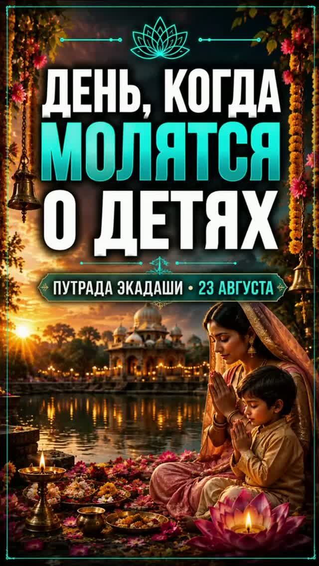 День когда молятся о детях. Путрада Экадаши